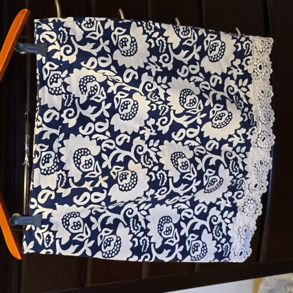 Talbots Floral Cotton Skirt - Picture 3 of 9